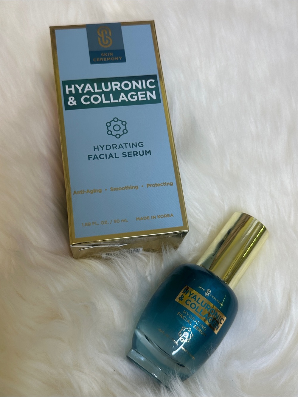 🆕Hyaluronic & Collagen Hydrating Facial Serum - Blue, 1.69 oz